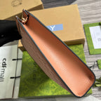 OPHIDIA GG 27 Tasche aus hellrosa Canvas und Kalbsleder