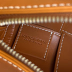 KLEINE ZYLINDERKASSETTE 21 ZOLL ROHES SIENNA-KALBSTLEDER