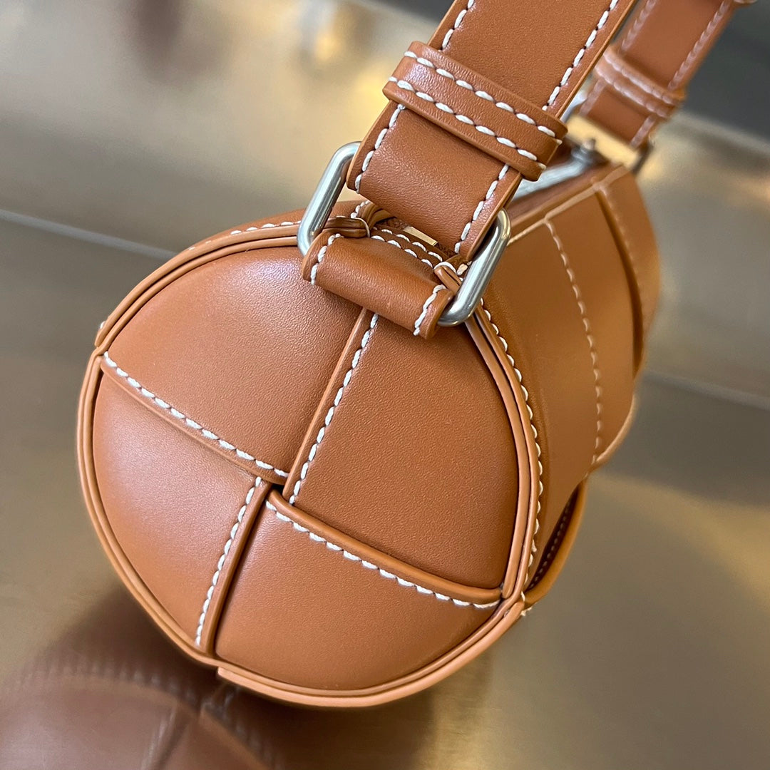 KLEINE ZYLINDERKASSETTE 21 ZOLL ROHES SIENNA-KALBSTLEDER