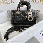 MINI D-JOY TASCHE 17 IN SCHWARZEM LAMMLEDER