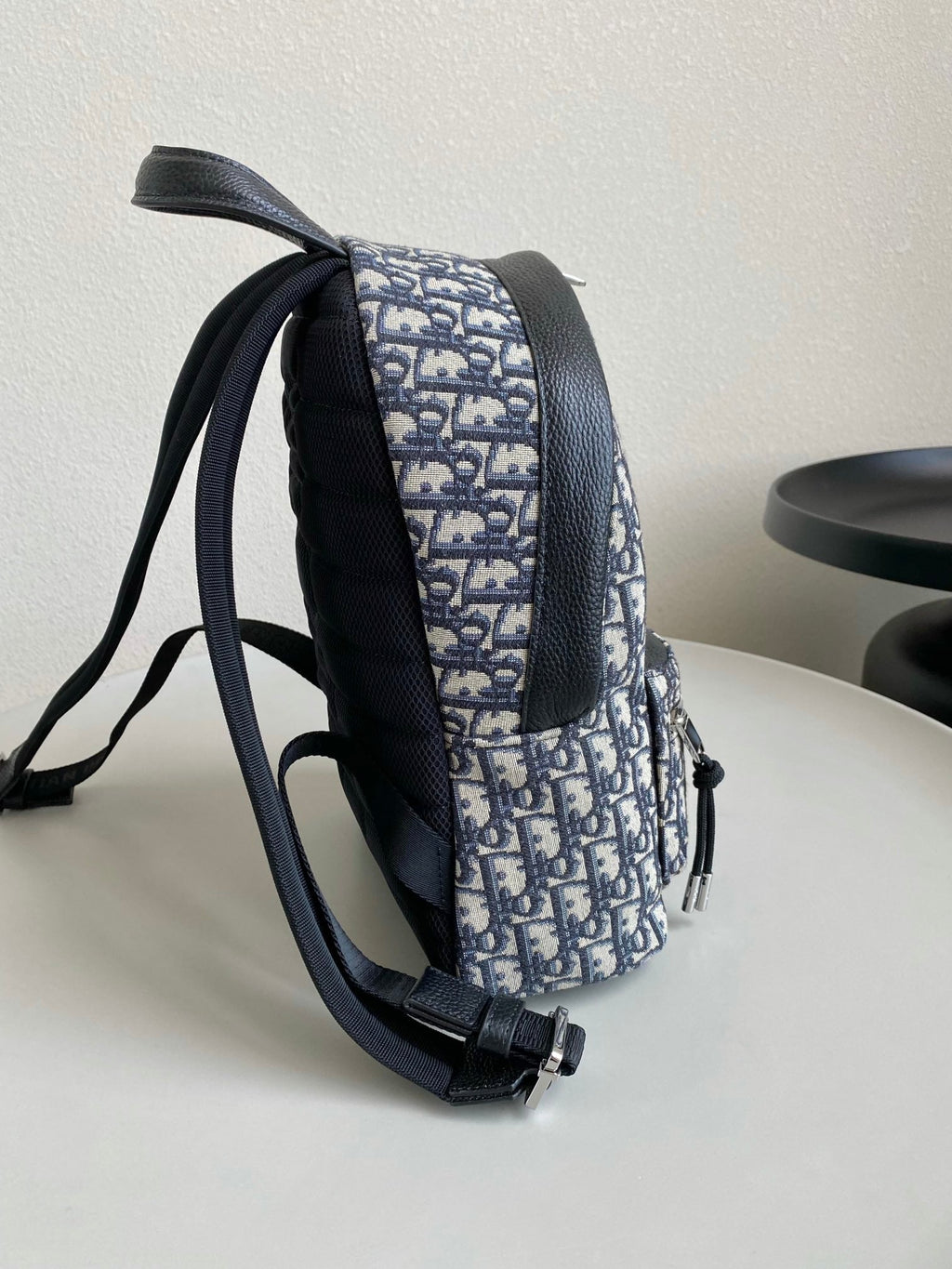 GROSSER RUCKSACK 42 BLAU SCHRÄGJACQUARD