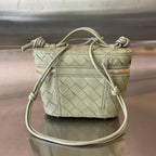 MINI-KOSTÜM 18 ZOLL OLIVGRÜN LAMMLEDER