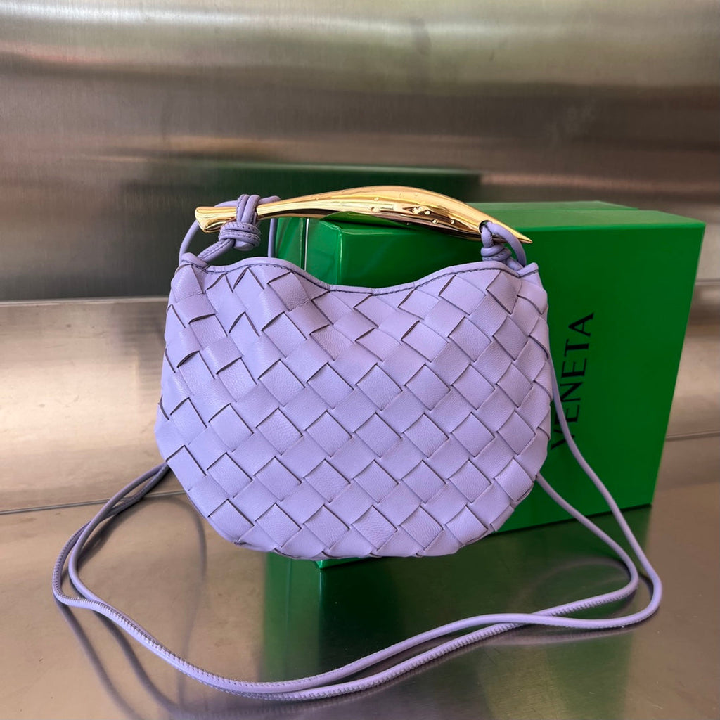 SARDINE 20 MIT KETTE IN ORCHIDEENLILA LAMMHAUT