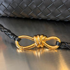 ANDIAMO 29 IN SCHWARZEM LAMMLEDER, KLEINE GRÖSSE