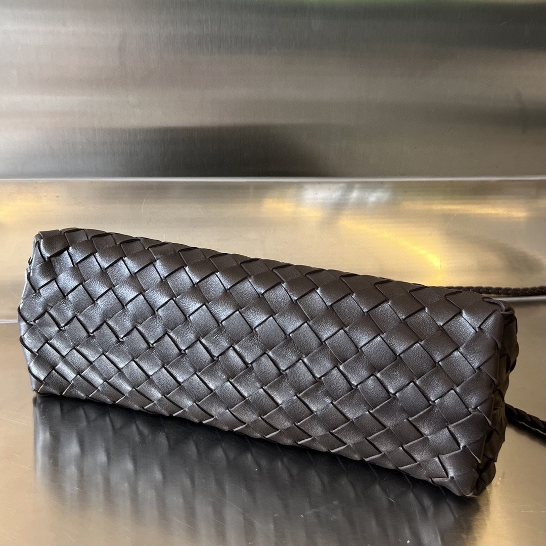 KLEINE ANDIAMO 29 IN DUNKELBRAUNEM LAMMLEDER