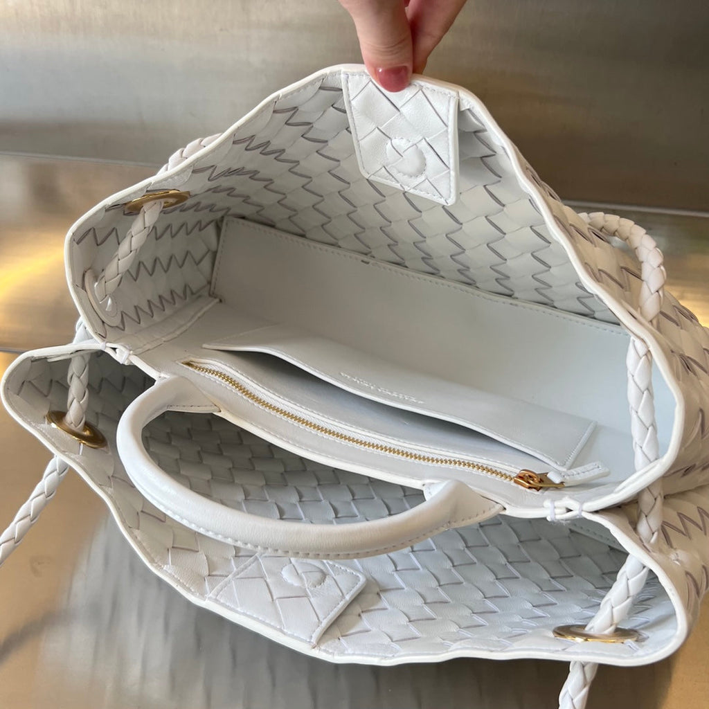 KLEINE ANDIAMO 29 IN WEISSEM LAMMLEDER