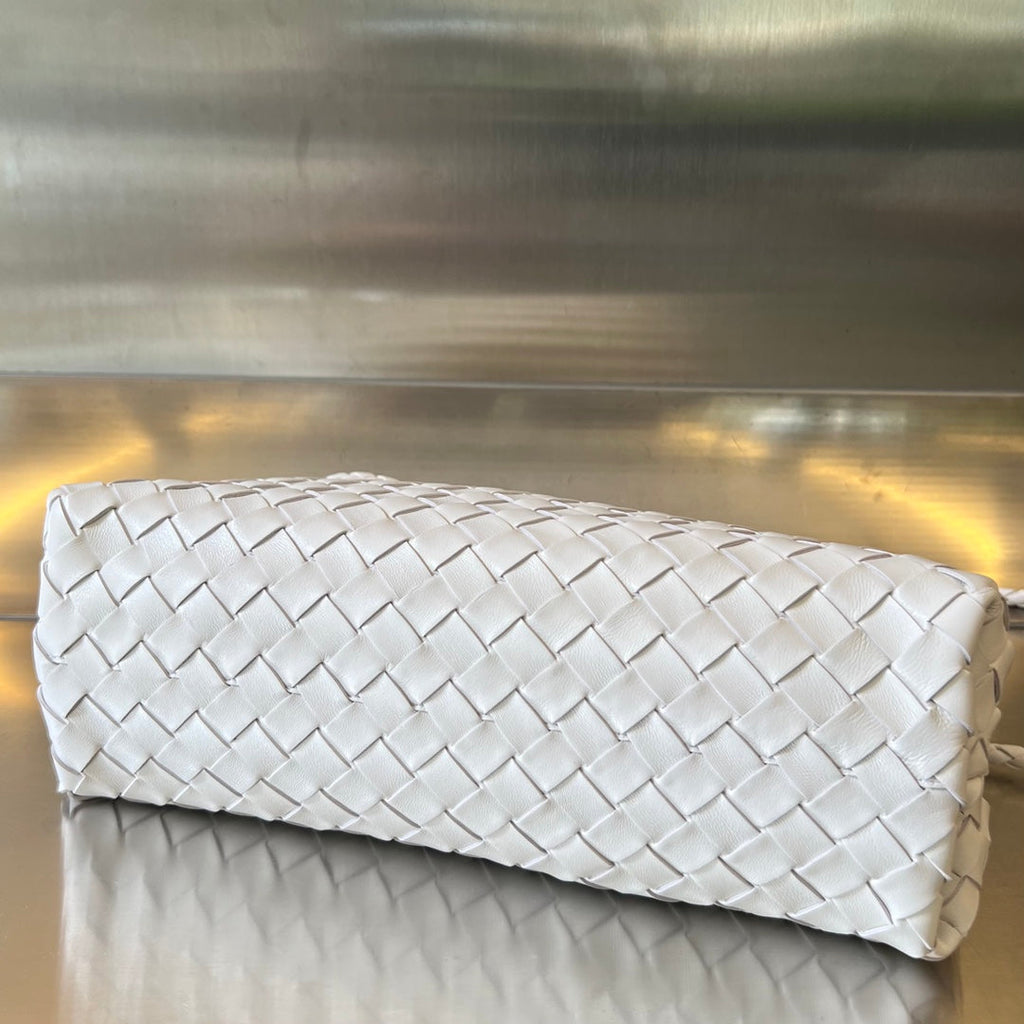 KLEINE ANDIAMO 29 IN WEISSEM LAMMLEDER