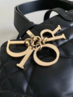 TOUJOURS 28 TASCHE AUS SCHWARZEM LAMMFELL