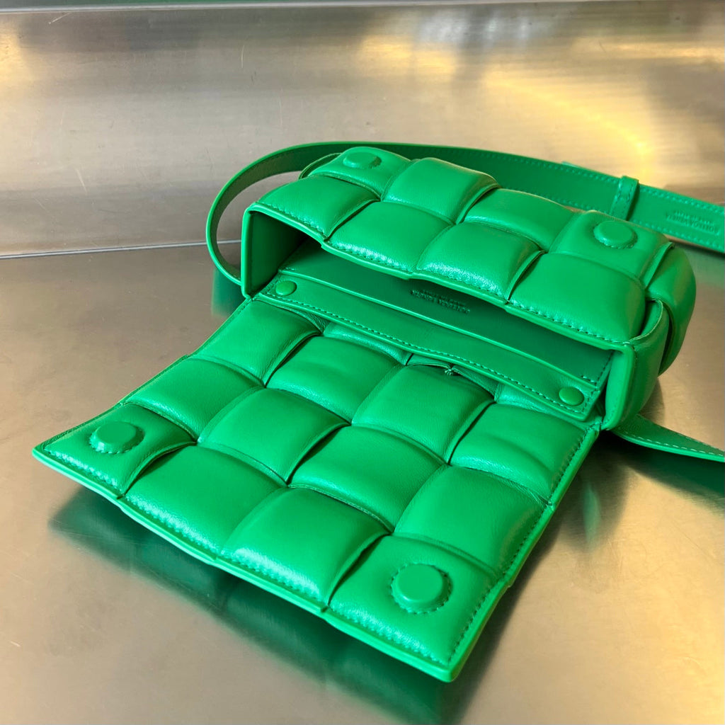 MINI-KASSETTE 18 ZOLL HELLGRÜNES LAMMLEDER