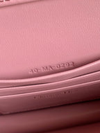 LADY 21 CHAIN BAG IN HOT PINK LAMBSKIN