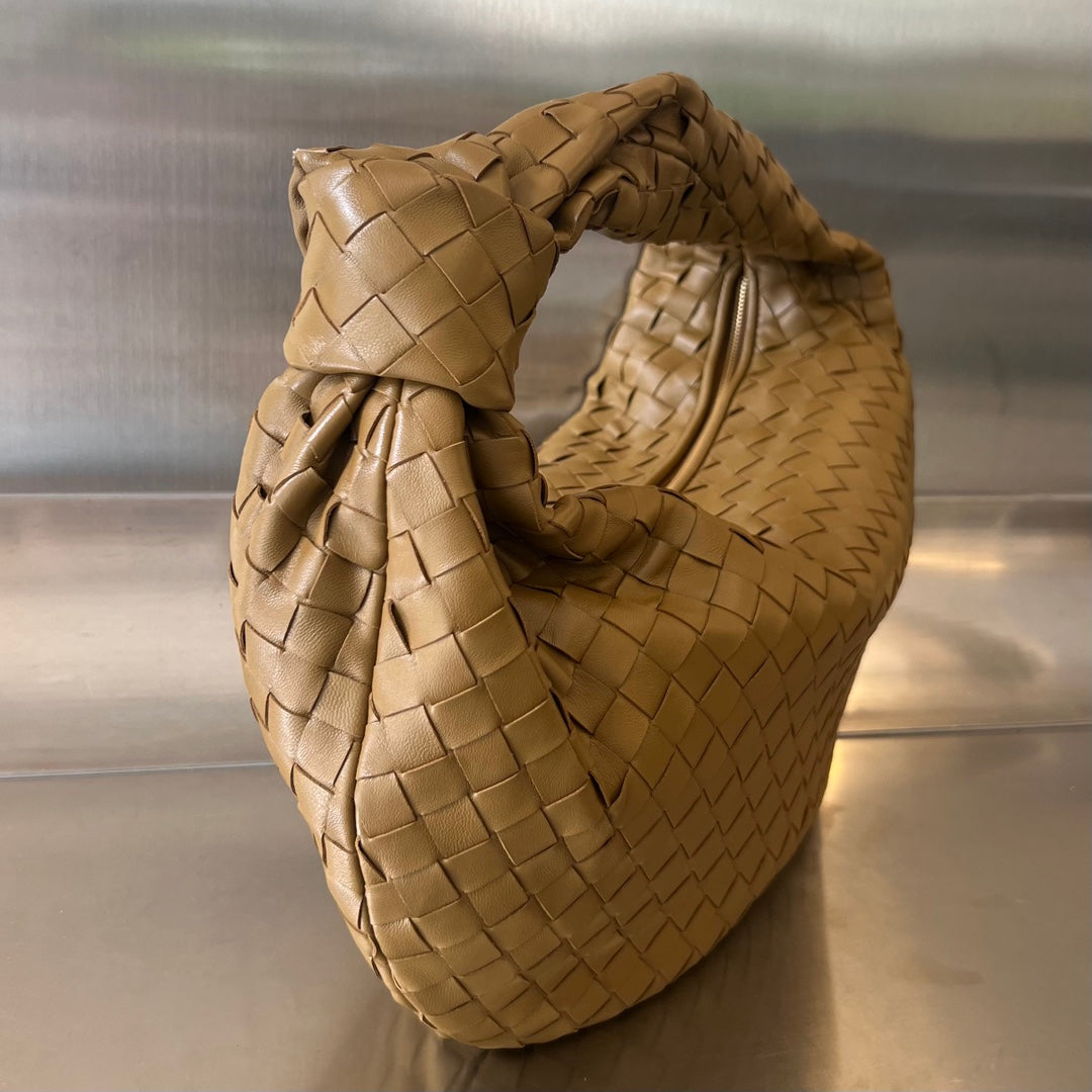 Kleine Jodie 48 Karamellbraun Kalbsleder