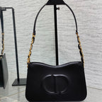 HOBO SIGNATURE 23 TASCHE IN SCHWARZEM LAMMLEDER