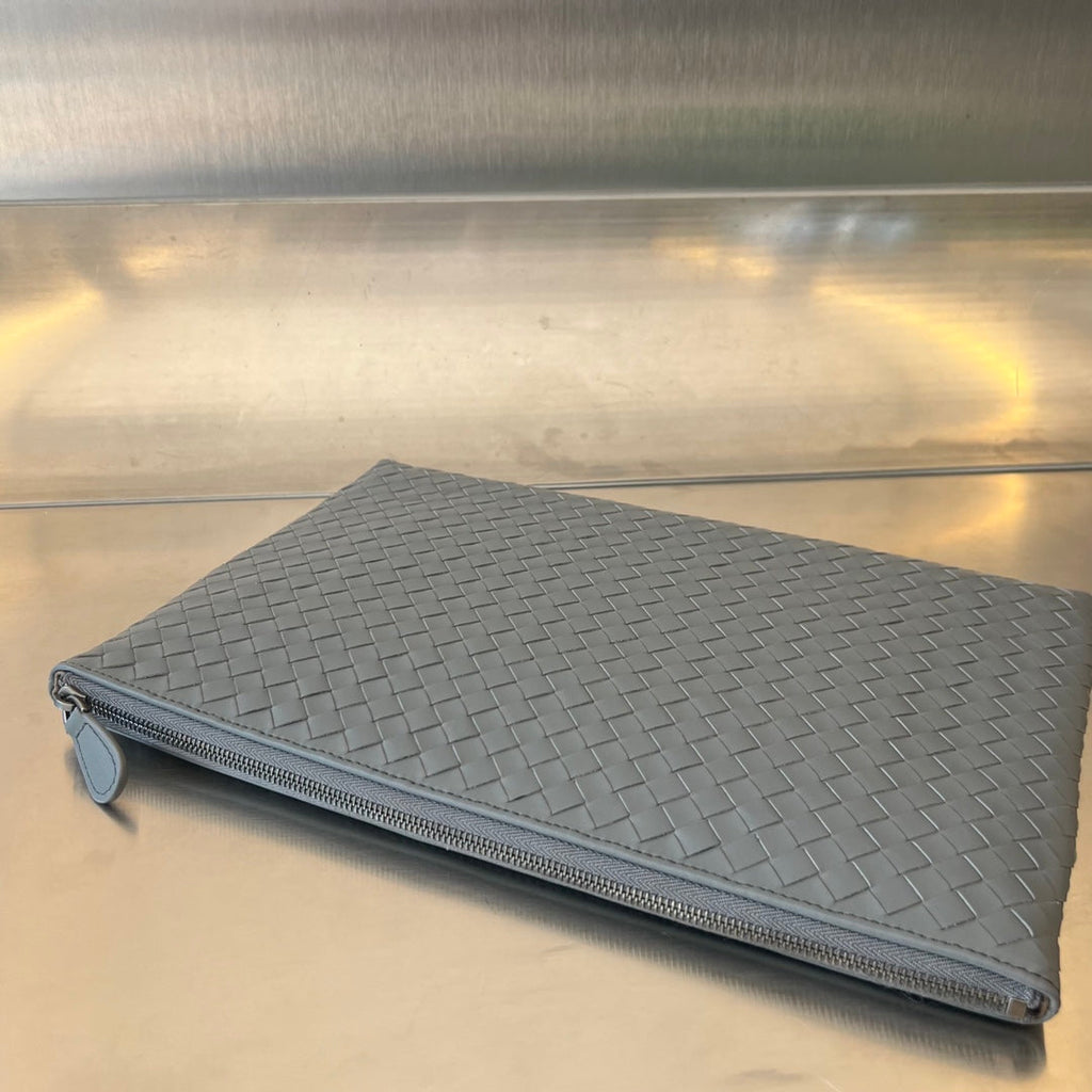 INTRECCIATO 30 IN GRAUEM STAHL LAMMLEDER