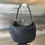 MITTELGRÖSSE GEMELLI 36 SCHWARZES LAMMLEDER