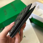 BRIEFTASCHE AUS SCHWARZEM KALBSLEDER INTRECCIATO PICCOLO 11