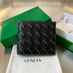 BRIEFTASCHE AUS SCHWARZEM KALBSLEDER INTRECCIATO PICCOLO 11