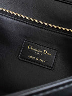 MISS LADY 24 GROSSE TASCHE IN SCHWARZEM LAMMLEDER