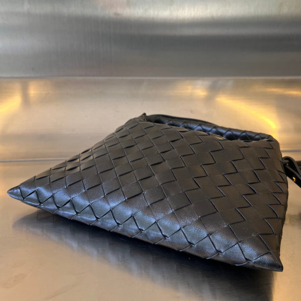 MINI HOP 25 IN BLACK CALFSKIN