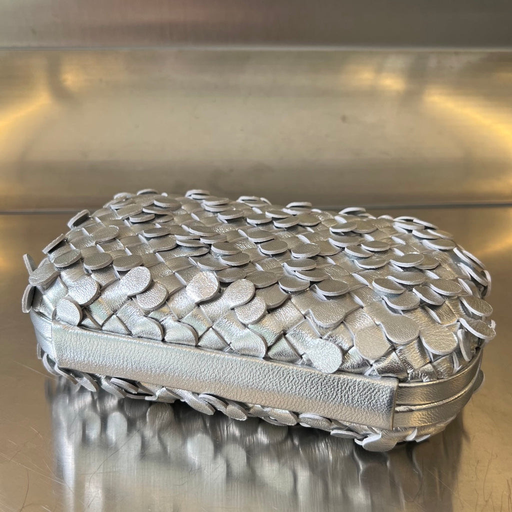 GOLDEN KNOT 19 IN SILBERNEM LAMMLEDER