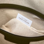 GROSSE INTRECCIATO 40 AKTENKOFFER AUS MUD MIX TRAVERTINE-KALBLEDER