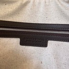 GROSSE INTRECCIATO 40 AKTENKOFFER IN HELLBRAUNEM UND DUNKELGRÜNEM KALBSLEDER