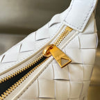 WALLACE 22 Beutel in Weiß Mix Rot Kalbsleder