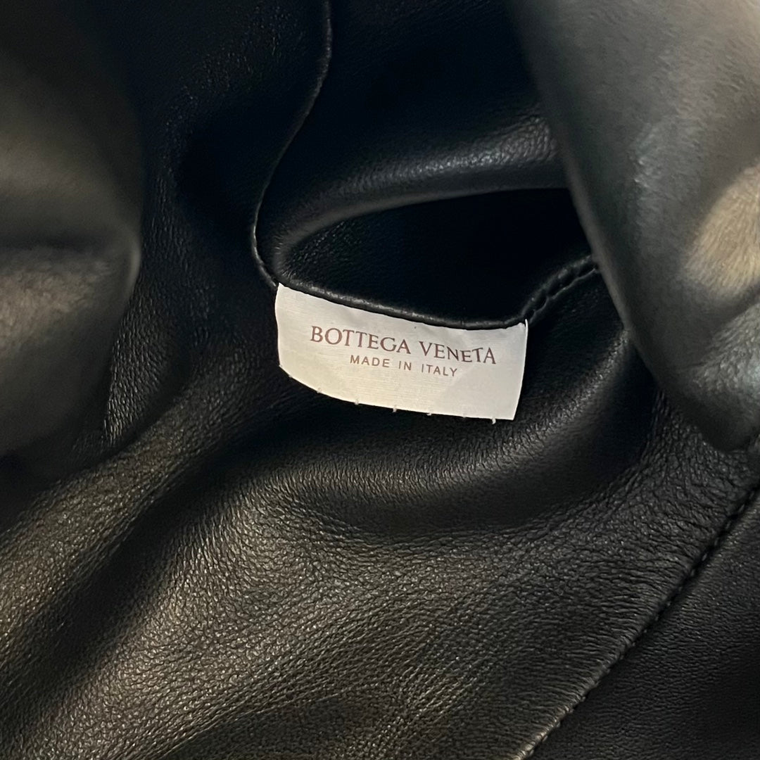 Klassisches Etui 40 cm, schwarzes Kalbsleder 