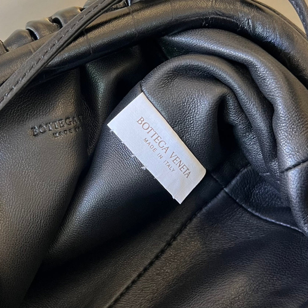 Mini-Etui 22 cm, schwarzes Kalbsleder 