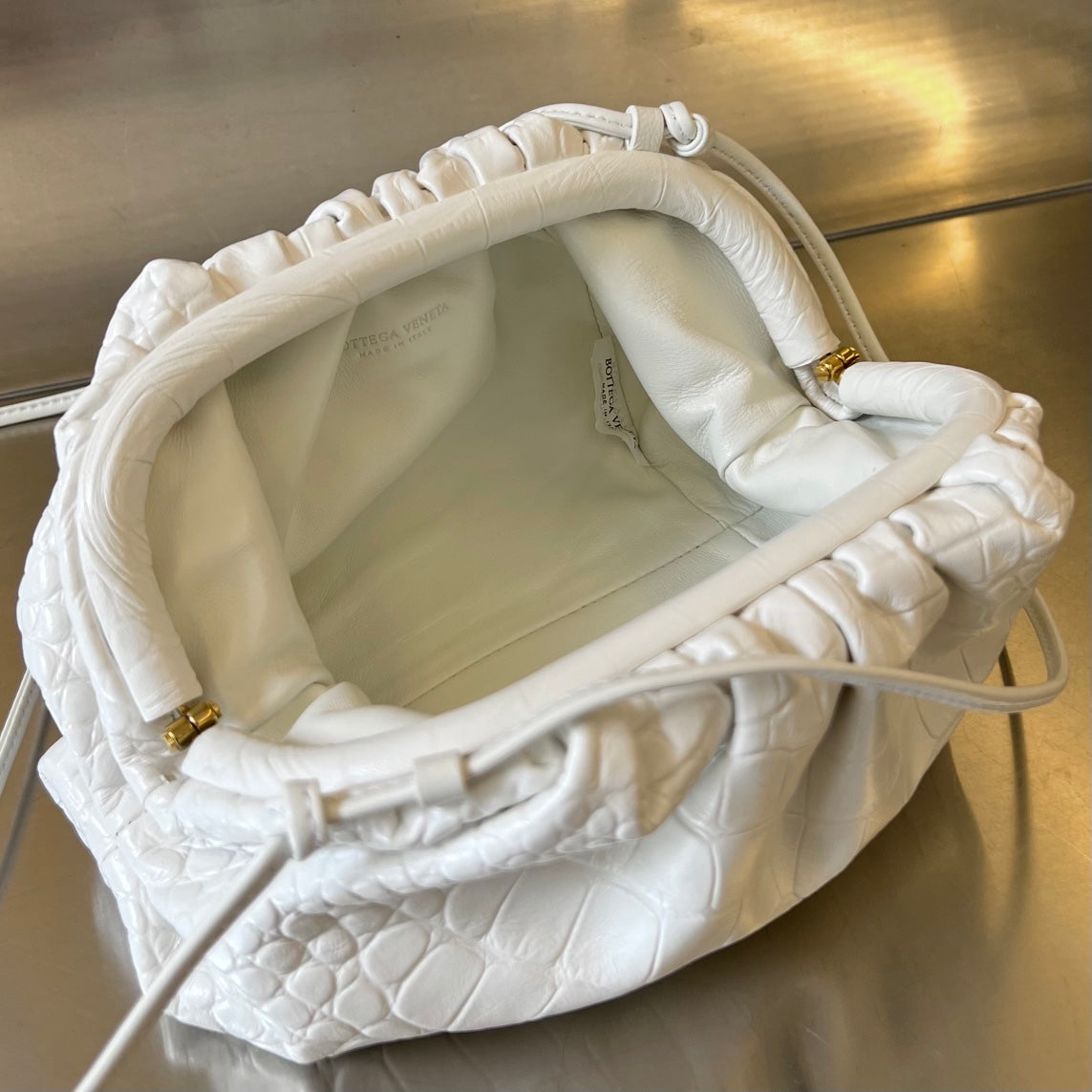 Mini-Beutel 22 cm Gips Kalbsleder 