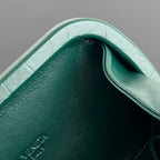 KNOTEN 19 IN EDEN GREEN KROKODILMUSTER KALBSLEDER