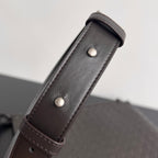 GROSSE 35 FLACHSCHLAUFE AUS SCHWARZEM KALBSLEDER