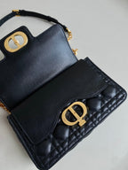 MINI JOLIE 22 TASCHE SCHWARZES KALBSLEDER