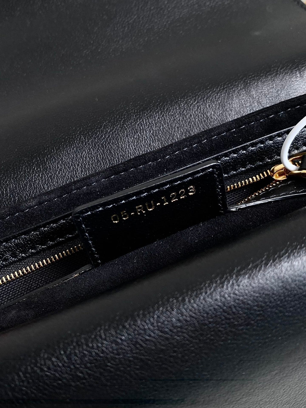 MINI JOLIE 22 TASCHE SCHWARZES KALBSLEDER