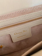 MINI JOLIE 22 TASCHE BEIGE CREME KALBSLEDER