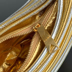 MINI JODIE 28-TEIL IN GOLD MIX SILBER LAMMLEDER