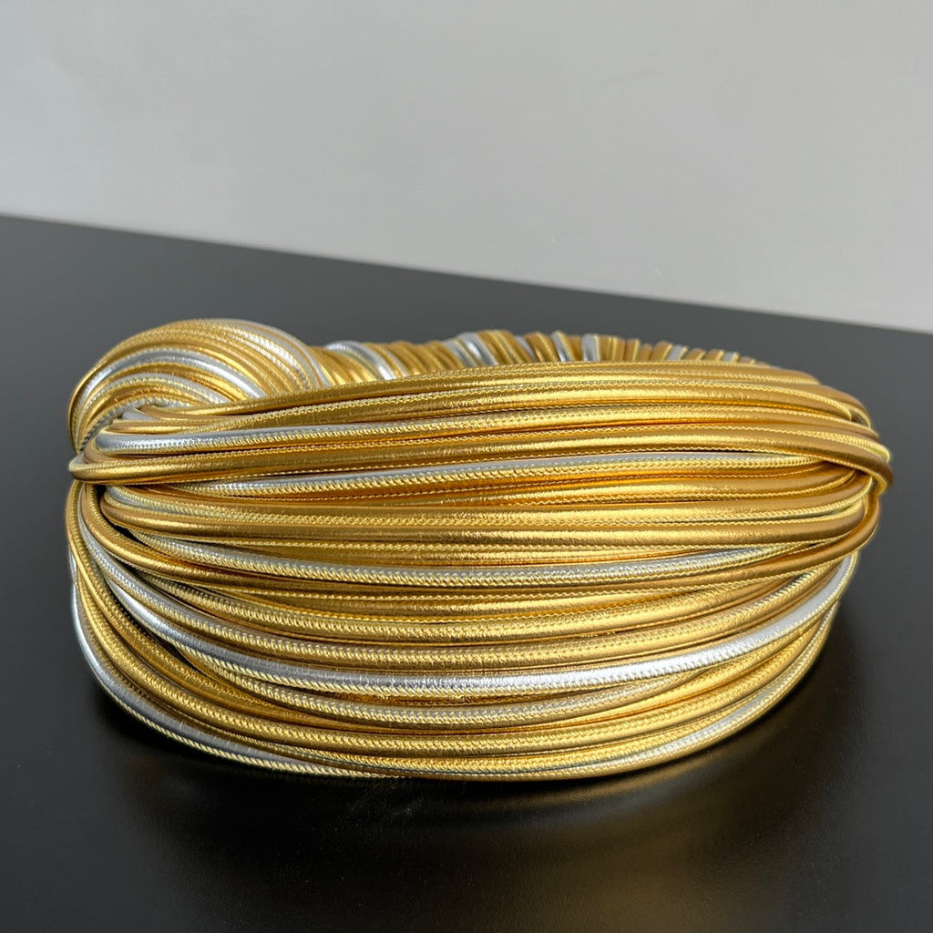 MINI JODIE 28-TEIL IN GOLD MIX SILBER LAMMLEDER