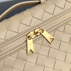 BANG BANG 22 Kosmetikkoffer in beigefarbenem Kalbsleder