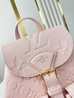 Backup-Rucksack 22 in hellrosa Monogram Empreinte Leder