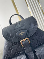 Backup-Rucksack 22 Zoll, schwarz, Monogram Empreinte Leder