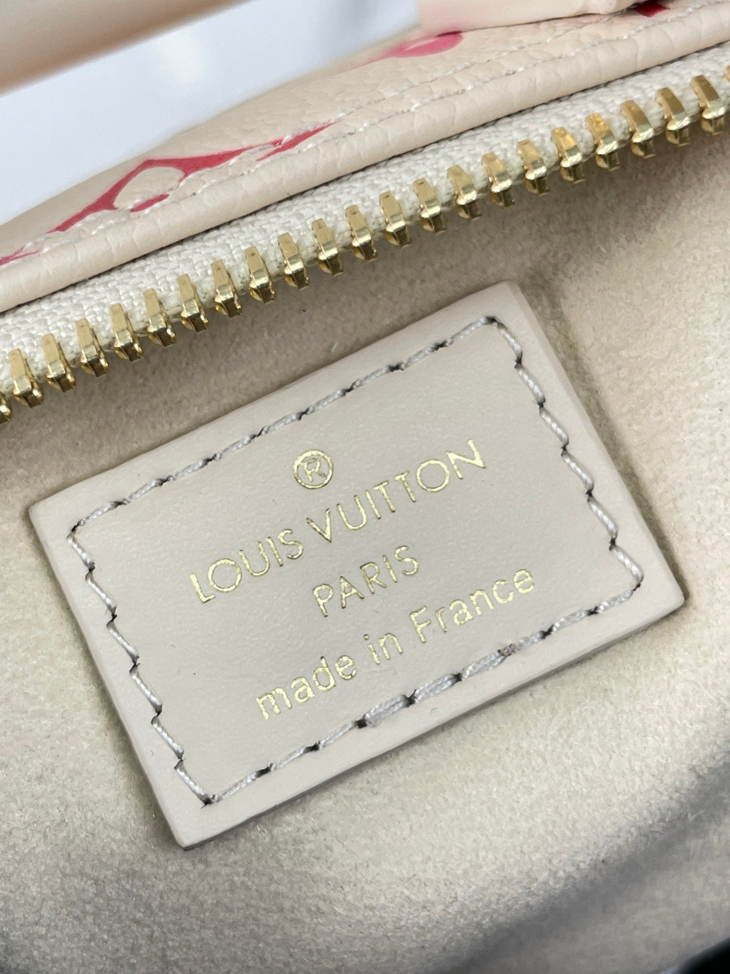 NANO SPEEDY 16 AUS LEDER „SUNRISE AQUARELLE MONOGRAM EMPREINTE“.