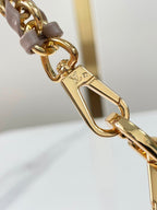 DAUPHINE MINI 20 IN MEDIUM BROWN EPI GRAINED CALFSKIN GOLD HARDWARE