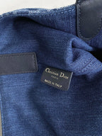 MITTLERER TOUJOURS 28 BLAUER DENIM-OBLIQUE-JACQUARD