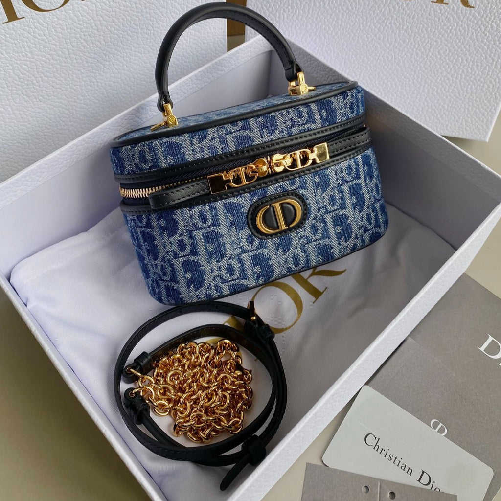 MINI-KOSTÜM 16 BLAUER DENIM SCHRÄGJACQUARD