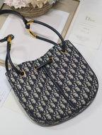 MINI 27 NOLITA TASCHE IN BLAUEM MONOGRAMM OBLIQUE JACQUARD