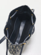 MINI 27 NOLITA TASCHE IN BLAUEM MONOGRAMM OBLIQUE JACQUARD