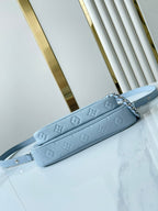 MULTI-POCHETTE-ACCESSOIRES 24 AUS BEAU-BLAUEM MONOGRAM-EMPREINTE-LEDER