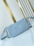 MULTI-POCHETTE-ACCESSOIRES 24 AUS BEAU-BLAUEM MONOGRAM-EMPREINTE-LEDER