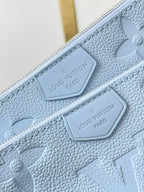 MULTI-POCHETTE-ACCESSOIRES 24 AUS BEAU-BLAUEM MONOGRAM-EMPREINTE-LEDER