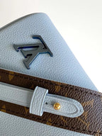 SPEEDY BANDOULIÈRE 18 IN BLUE HOUR CALFSKIN