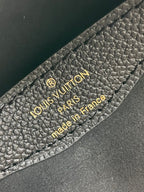 BOULOGNE 29 IN SCHWARZ MONOGRAMM EMPREINTE LEDER GOLDENE BESCHLÄGE